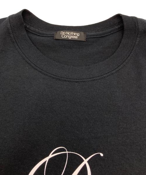 sacai（サカイ）sacai (サカイ) FRAGMENT DESIGN (フラグメントデザイン) DO NOTHING BUT TEE ブラック サイズ:Mの古着・服飾アイテム