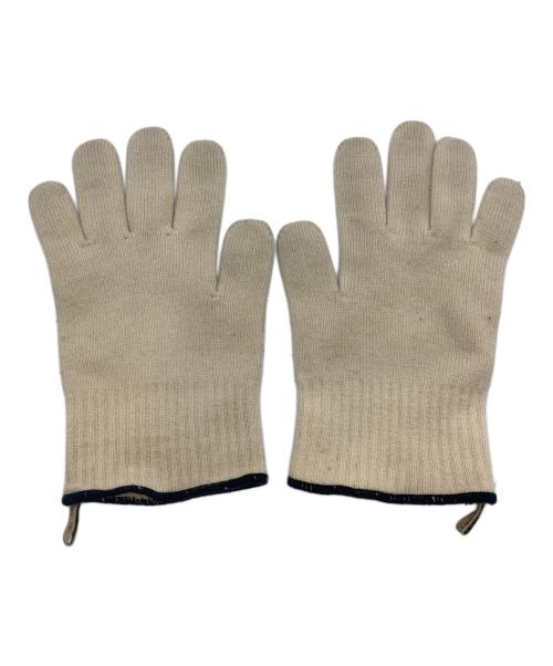 ARTS&SCIENCE（アーツアンドサイエンス）ARTS&SCIENCE (アーツアンドサイエンス) 手袋 アイボリー×ネイビーの古着・服飾アイテム