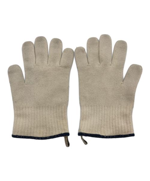 ARTS&SCIENCE（アーツアンドサイエンス）ARTS&SCIENCE (アーツアンドサイエンス) 手袋 アイボリー×ネイビーの古着・服飾アイテム