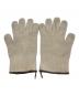 ARTS&SCIENCE (アーツアンドサイエンス) 手袋 アイボリー×グレー：3500円