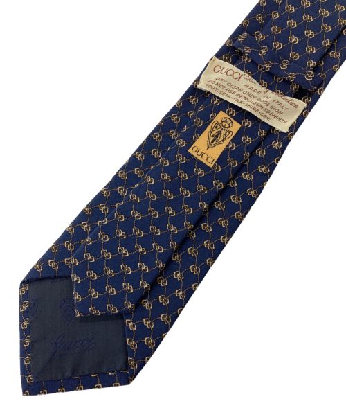 GUCCI（グッチ）GUCCI (グッチ) ネクタイ ネイビー サイズ:-の古着・服飾アイテム