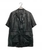 MAISON SPECIALメゾンスペシャル）の古着「シアーバックオープンジャケット」｜ブラック