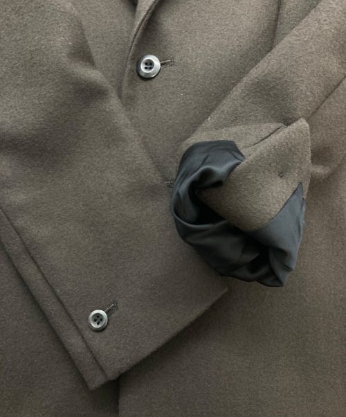 KAZUYUKI KUMAGAI ATTACHMENT（カズユキクマガイ アタッチメント）KAZUYUKI KUMAGAI ATTACHMENT (カズユキクマガイ アタッチメント) チェスターコート ブラウン サイズ:1の古着・服飾アイテム