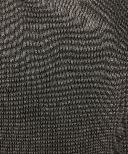 SINME（シンメ）SINME (シンメ) バイカラーショートスリーブニットポロシャツ ブラック サイズ:Mの古着・服飾アイテム