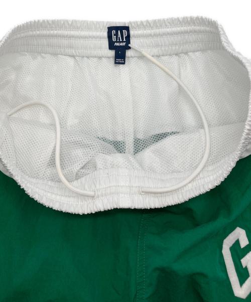GAP（ギャップ）GAP (ギャップ) PALACE (パレス) BOARDSHORT グリーン×ホワイト サイズ:Lの古着・服飾アイテム