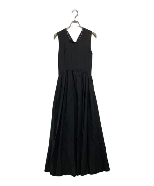 beautiful people（ビューティフルピープル）beautiful people (ビューティフルピープル) ジップデザインノースリーブワンピース ブラック サイズ:36の古着・服飾アイテム