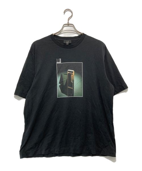 dunhill（ダンヒル）dunhill (ダンヒル) ライタープリントTシャツ ブラック サイズ:XLの古着・服飾アイテム