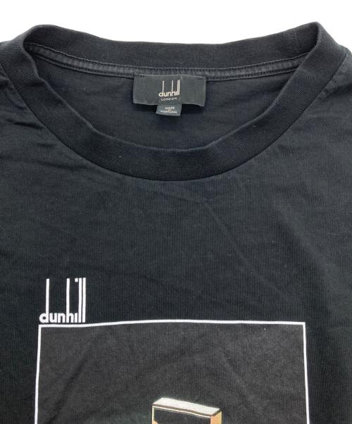 dunhill（ダンヒル）dunhill (ダンヒル) ライタープリントTシャツ ブラック サイズ:XLの古着・服飾アイテム