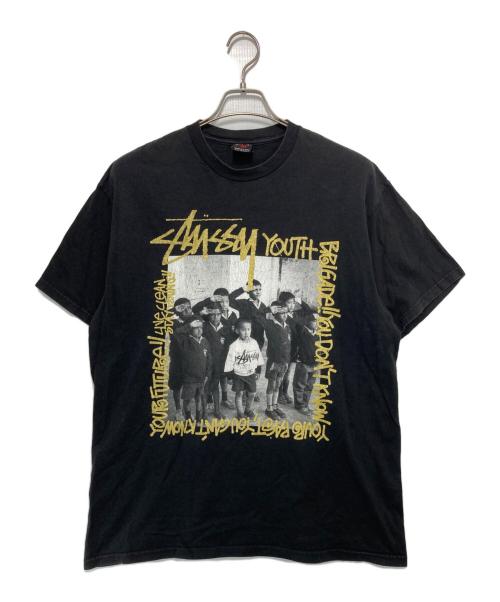 stussy（ステューシー）stussy (ステューシー) TRIBE EXCLUSIVE TEE ブラック サイズ:Lの古着・服飾アイテム