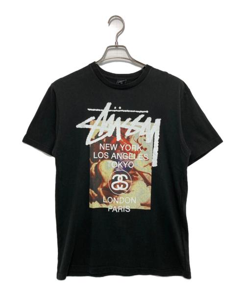 stussy（ステューシー）stussy (ステューシー) Tシャツ ブラック サイズ:Mの古着・服飾アイテム