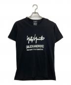 Yohji Yamamoto pour homme×ALEXANDROSヨウジヤマモト プールオム×アレキサンドロス）の古着「Tシャツ」｜ブラック
