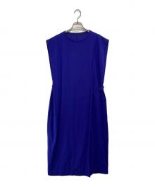 icB（アイシービー）の古着「マットスキューバ ストレートワンピース」｜ネイビー