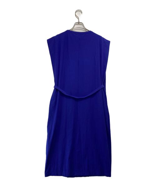 icB（アイシービー）icB (アイシービー) マットスキューバ ストレートワンピース ネイビー サイズ:Sの古着・服飾アイテム