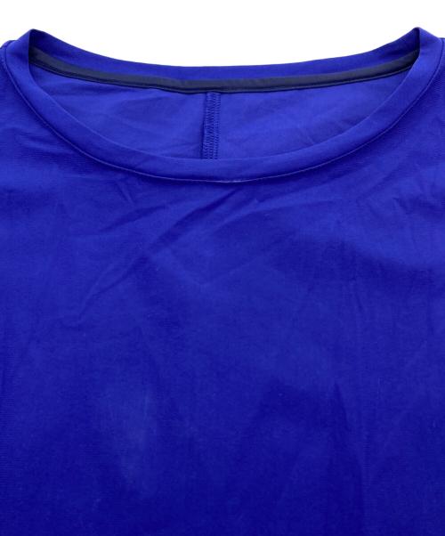 icB（アイシービー）icB (アイシービー) マットスキューバ ストレートワンピース ネイビー サイズ:Sの古着・服飾アイテム