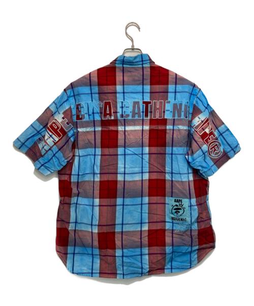 Aape BY A BATHING APE（エーエイプ バイ アベイシングエイプ）AAPE BY A BATHING APE (エーエイプ バイ アベイシングエイプ) シャツ スカイブルー サイズ:Lの古着・服飾アイテム