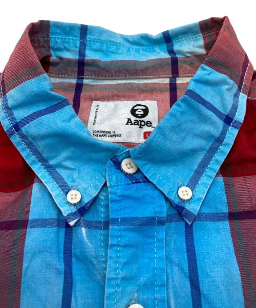 Aape BY A BATHING APE（エーエイプ バイ アベイシングエイプ）AAPE BY A BATHING APE (エーエイプ バイ アベイシングエイプ) シャツ スカイブルー サイズ:Lの古着・服飾アイテム