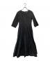 ne quittez pas（ヌキテパ）の古着「ポプリンソリッドピンタックワンピース」｜ブラック