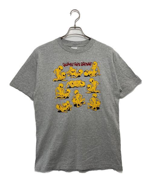 ALSTYLE APPAREL & ACTIVEWEAR（アレスタイルアパレル＆アクティブウェア）ALSTYLE APPAREL & ACTIVEWEAR (アレスタイルアパレル＆アクティブウェア) エイリアンプリントTEE グレー サイズ:Mの古着・服飾アイテム