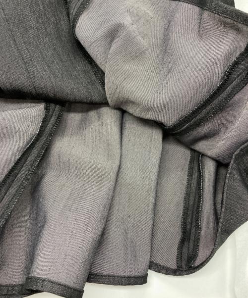 Calvin Klein（カルバンクライン）Calvin Klein (カルバンクライン) ベルト付きノースリーブワンピース グレー サイズ:4の古着・服飾アイテム