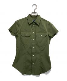 POLO RALPH LAUREN（ポロ・ラルフローレン）の古着「シャツ」｜グリーン