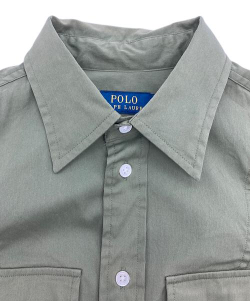 POLO RALPH LAUREN（ポロ・ラルフローレン）POLO RALPH LAUREN (ポロ・ラルフローレン) シャツ グリーン サイズ:2（155/84A）の古着・服飾アイテム