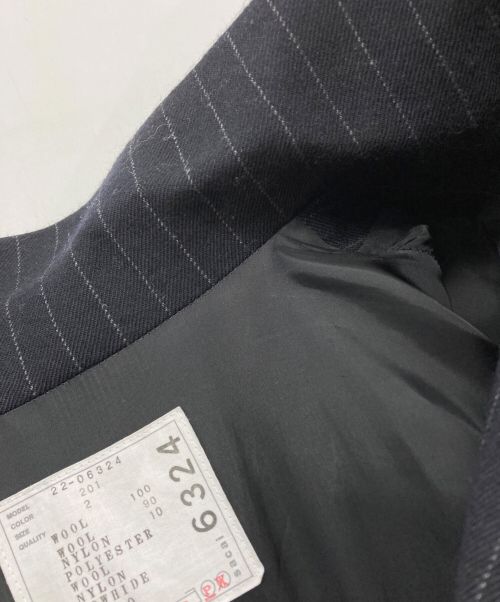 sacai（サカイ）sacai (サカイ) Chalk Stripe Jacketジャケット ネイビー サイズ:2の古着・服飾アイテム