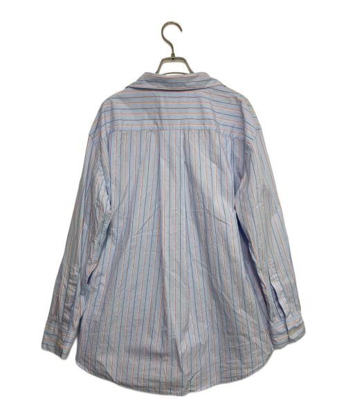 MARNI（マルニ）MARNI (マルニ) ストライプシャツ ブルー×オレンジ サイズ:38の古着・服飾アイテム
