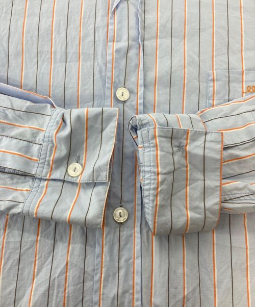 MARNI（マルニ）MARNI (マルニ) ストライプシャツ ブルー×オレンジ サイズ:38の古着・服飾アイテム