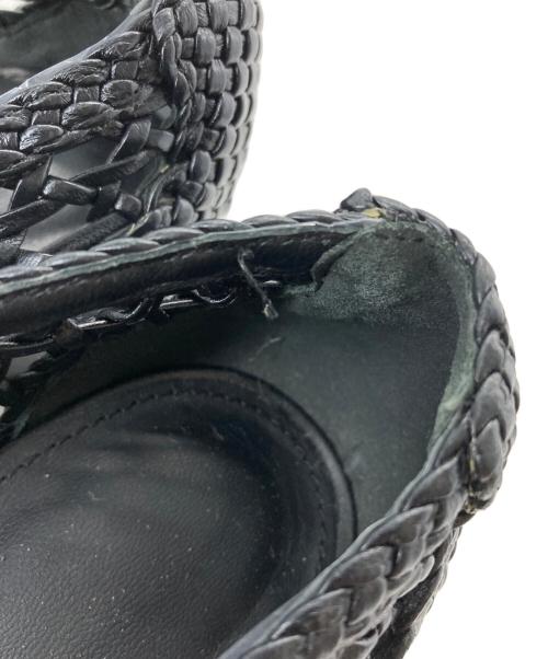 Salvatore Ferragamo（サルヴァトーレ フェラガモ）Salvatore Ferragamo (サルヴァトーレ フェラガモ) VARAWOVEN/ヴァラリボン メッシュパンプス ブラック サイズ:7½Dの古着・服飾アイテム