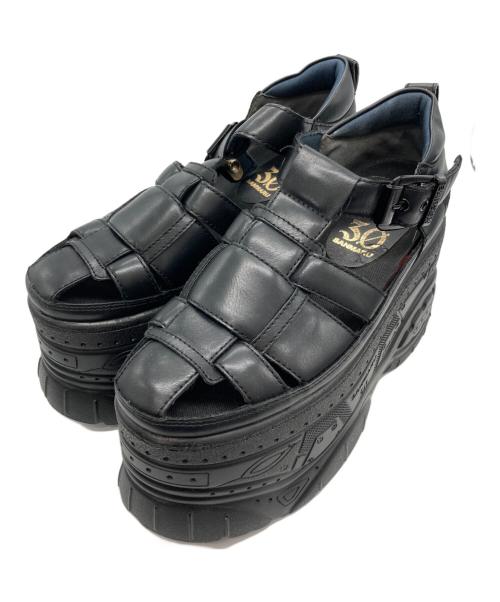 Yosuke（ヨースケ）Yosuke (ヨースケ) サンダル ブラック サイズ:24.5cmの古着・服飾アイテム