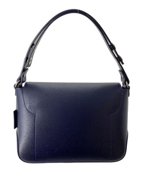 LONGCHAMP（ロンシャン）LONGCHAMP (ロンシャン) Roseau Leather Crossbody Bag ネイビーの古着・服飾アイテム