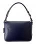LONGCHAMP (ロンシャン) Roseau Leather Crossbody Bag ネイビー：12000円