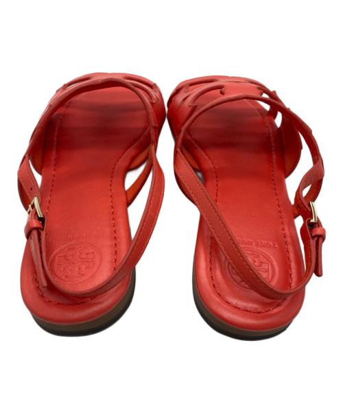 TORY BURCH（トリーバーチ）TORY BURCH (トリーバーチ) レザーサンダル オレンジ サイズ:7の古着・服飾アイテム