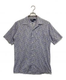 POLO RALPH LAUREN（ポロ・ラルフローレン）の古着「花柄シャツ」｜ブルー
