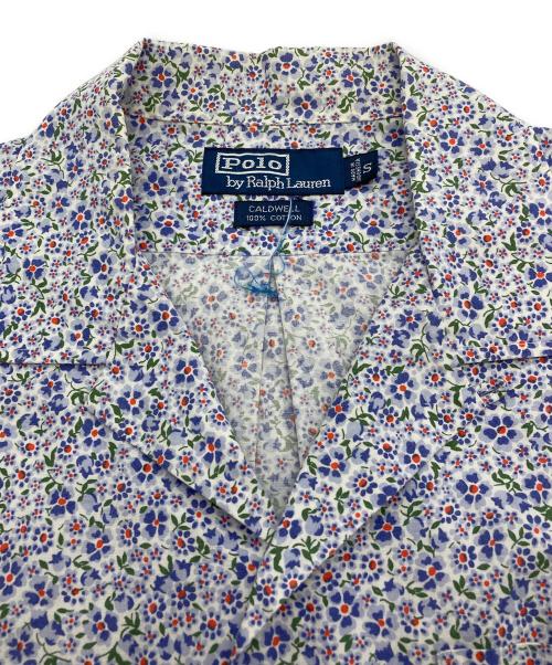 POLO RALPH LAUREN（ポロ・ラルフローレン）POLO RALPH LAUREN (ポロ・ラルフローレン) 花柄シャツ ブルー サイズ:Sの古着・服飾アイテム