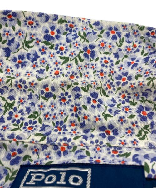 POLO RALPH LAUREN（ポロ・ラルフローレン）POLO RALPH LAUREN (ポロ・ラルフローレン) 花柄シャツ ブルー サイズ:Sの古着・服飾アイテム