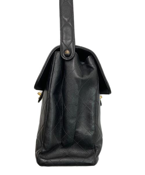 CHANEL（シャネル）CHANEL (シャネル) マトラッセ キャビアスキン ダブルフェイストートバッグ ブラックの古着・服飾アイテム
