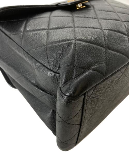 CHANEL（シャネル）CHANEL (シャネル) マトラッセ キャビアスキン ダブルフェイストートバッグ ブラックの古着・服飾アイテム
