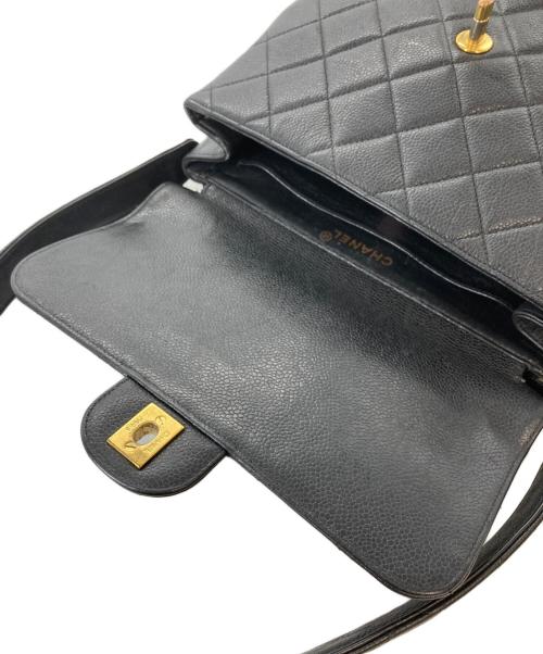 CHANEL（シャネル）CHANEL (シャネル) マトラッセ キャビアスキン ダブルフェイストートバッグ ブラックの古着・服飾アイテム