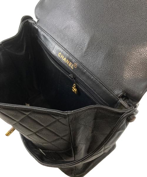 CHANEL（シャネル）CHANEL (シャネル) マトラッセ キャビアスキン ダブルフェイストートバッグ ブラックの古着・服飾アイテム
