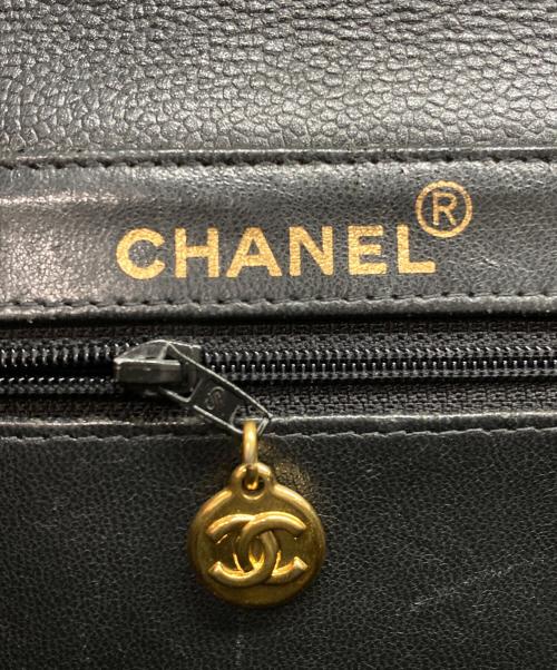 CHANEL（シャネル）CHANEL (シャネル) マトラッセ キャビアスキン ダブルフェイストートバッグ ブラックの古着・服飾アイテム