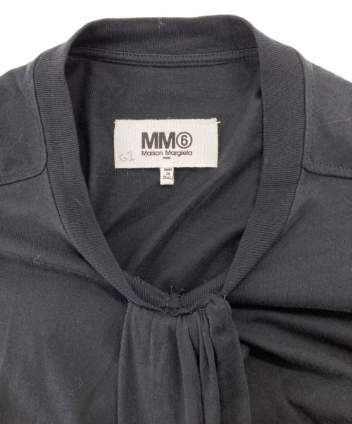 MM6 Maison Margiela（エムエムシックスメゾンマルジェラ）MM6 Maison Margiela (エムエムシックス メゾンマルジェラ) ジャージードレスワンピース ブラック サイズ:Sの古着・服飾アイテム