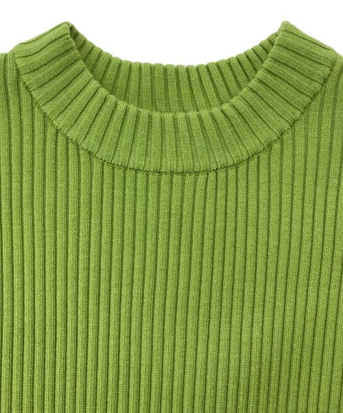 Ameri（アメリ）AMERI (アメリ) JACKET LIKE TIGHT KNIT カーキ サイズ:Mの古着・服飾アイテム