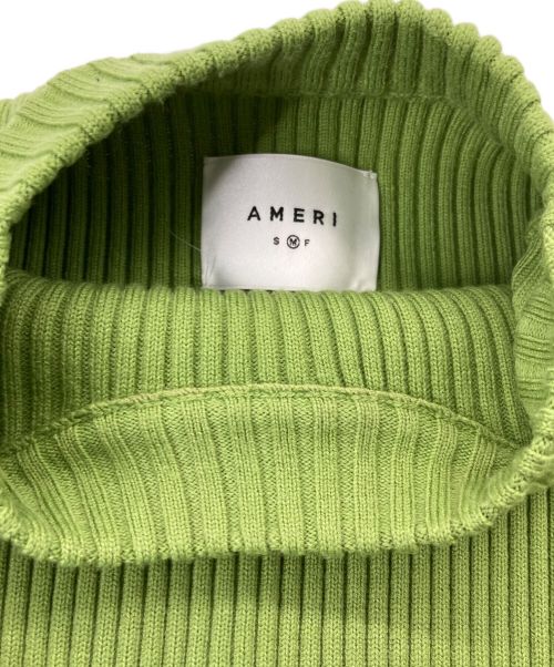Ameri（アメリ）AMERI (アメリ) JACKET LIKE TIGHT KNIT カーキ サイズ:Mの古着・服飾アイテム