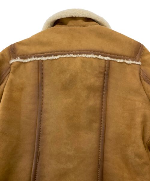 GUCCI（グッチ）GUCCI (グッチ) ムートンジャケット ブラウン サイズ:Mの古着・服飾アイテム