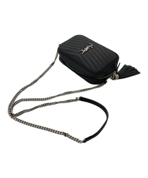 Yves Saint Laurent（イヴサンローラン）Yves Saint Laurent (イヴサンローラン)  Lou mini / ショルダーバッグ ブラックの古着・服飾アイテム