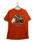 HARLEY-DAVIDSON（ハーレーダビッドソン）の古着「［古着］プリントTシャツ」｜オレンジ