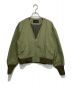 MACPHEE（マカフィー）の古着「コットンナイロン ショートMA-1ブルゾン」｜グリーン