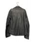 sisii (シシ) ダブルライダースジャケット ブラック サイズ:M：15000円
