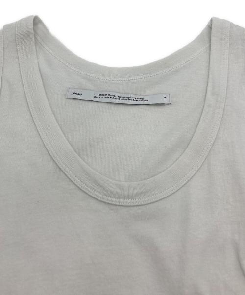 JULIUS（ユリウス）JULIUS (ユリウス)  Tank Top/ロングタンクトップ ホワイト サイズ:3の古着・服飾アイテム